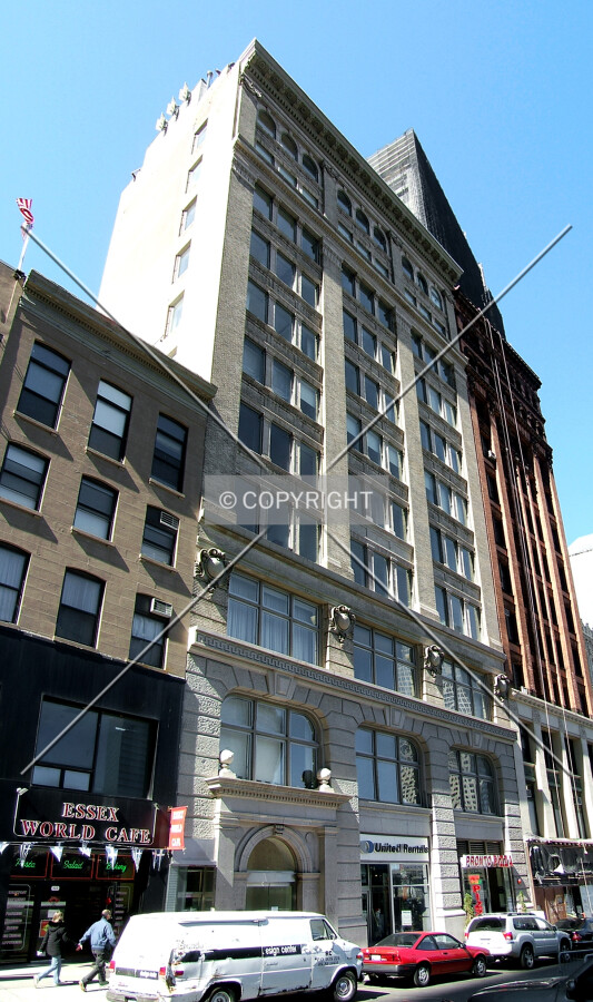View from the northeast across Liberty Street