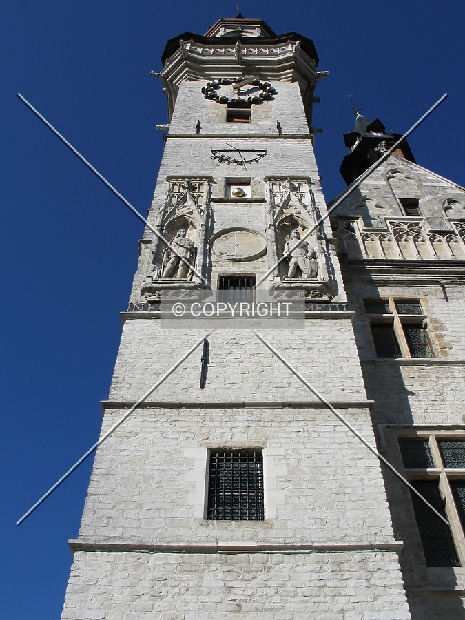 Looking up from the south