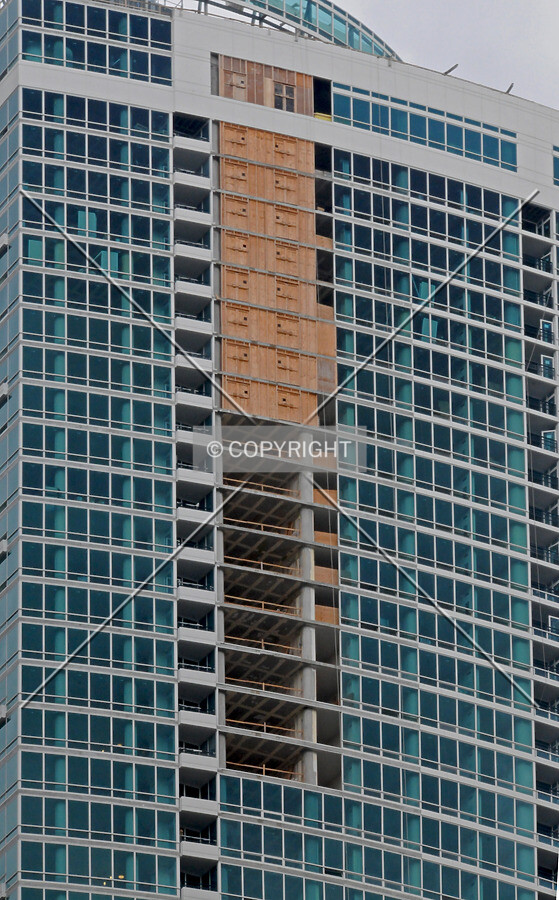 Upper floors viewed from the southeast