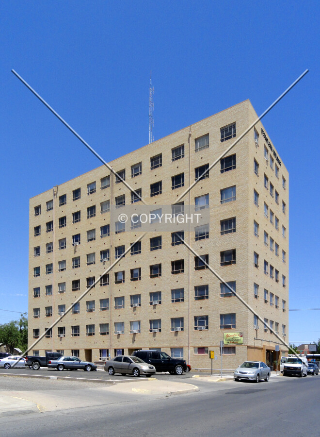 From across Richardson Avenue to the southeast