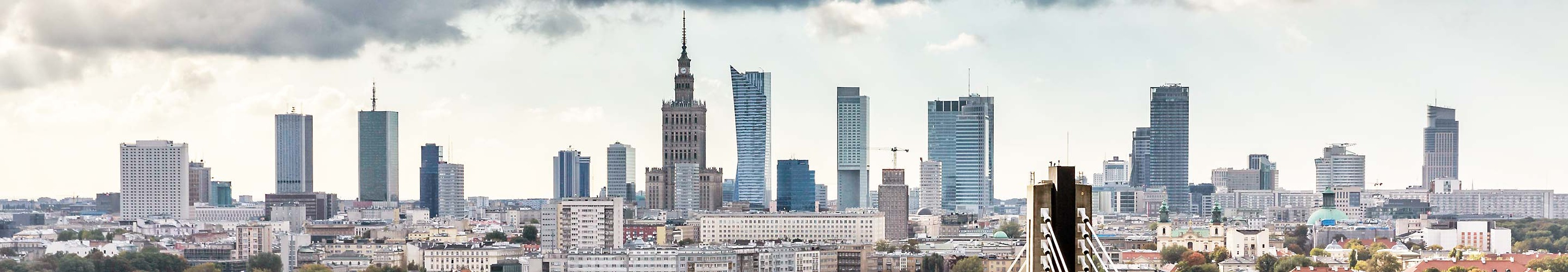 Panorama of Warsaw