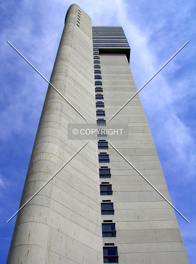 Looking up the western side