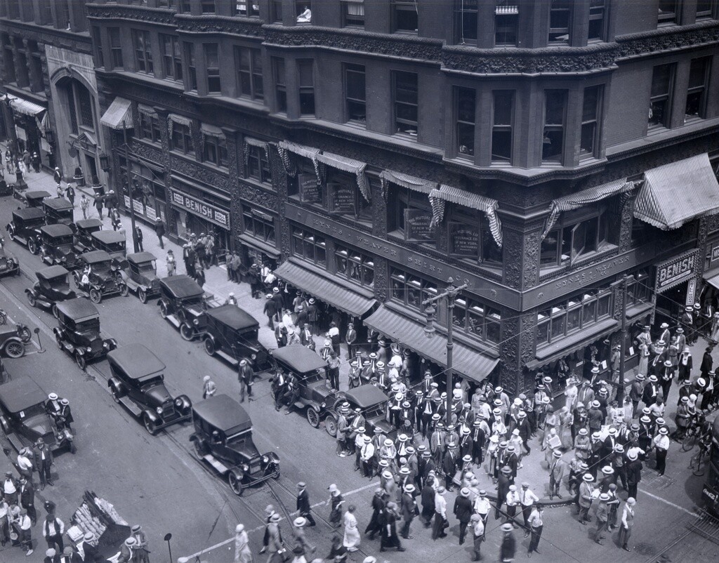 Vintage view in 1928