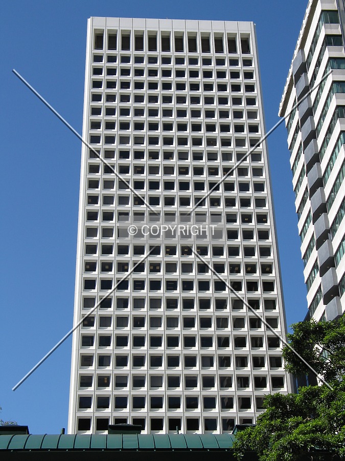 Looking up from the south