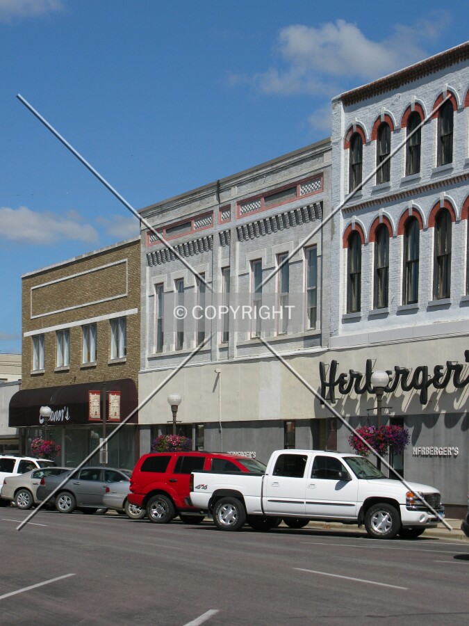 View to the north across North Minnesota Street