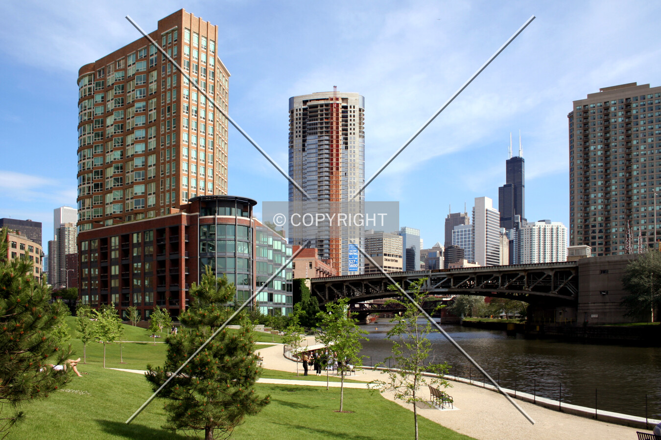 Looking south from Erie Park