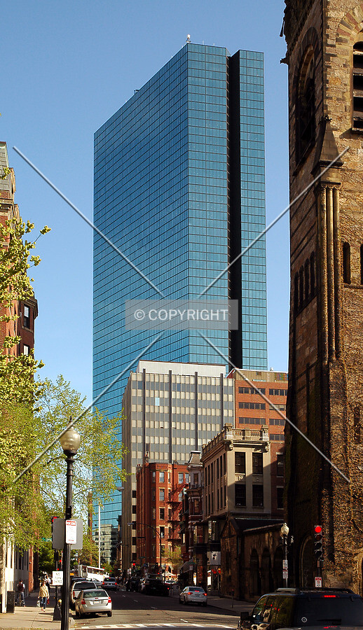 View from Commonwealth Avenue at Clarendon Street