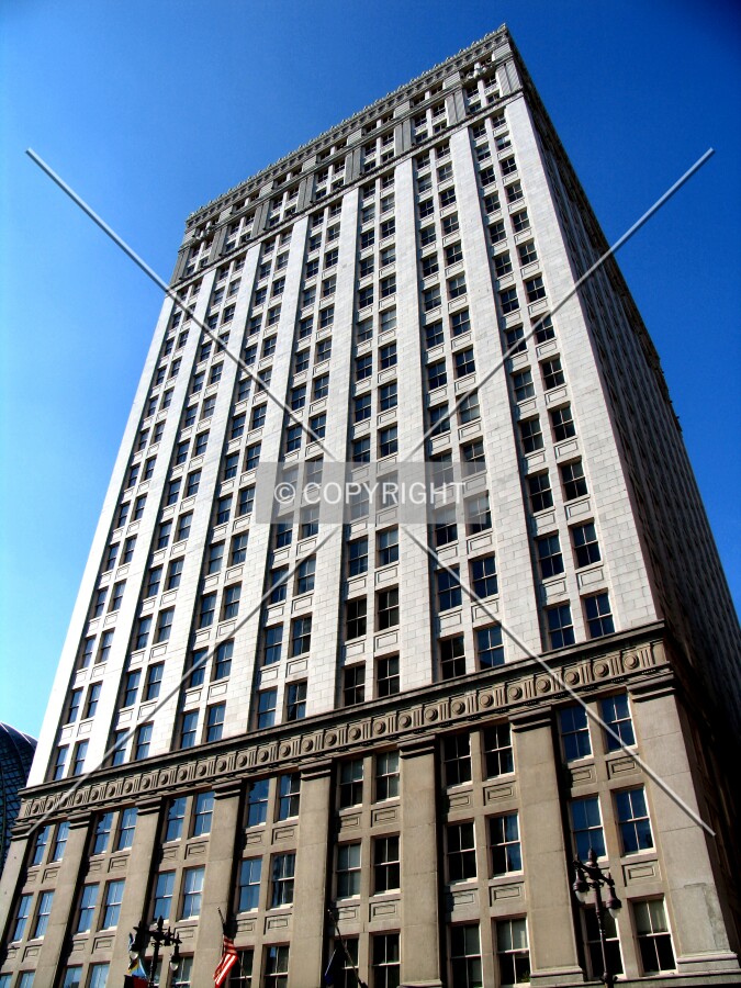 Looking up the front side from the northeast on South Broad Street