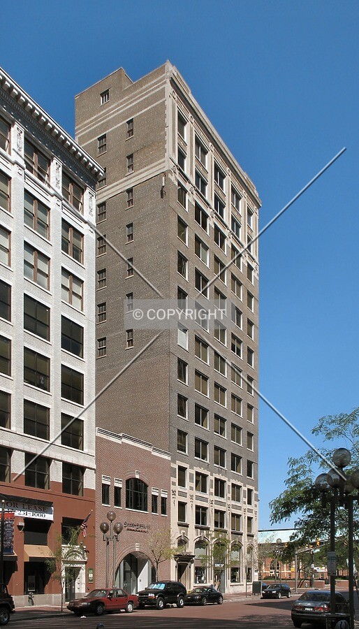 View to the northeast across East Market Street