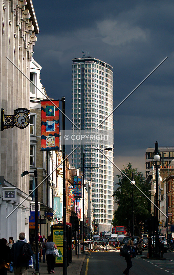 View south from Tottenham Court Road