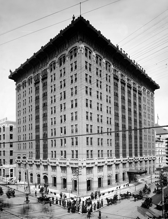 Vintage view from the southwest