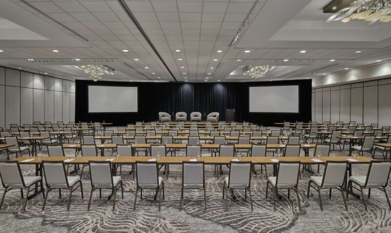 Rendering of the renovated ballroom