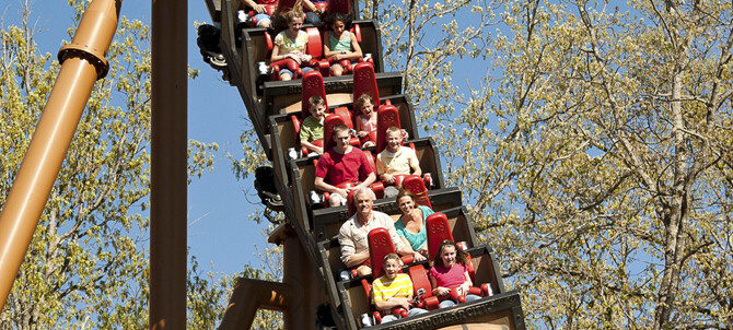 The ride in motion
