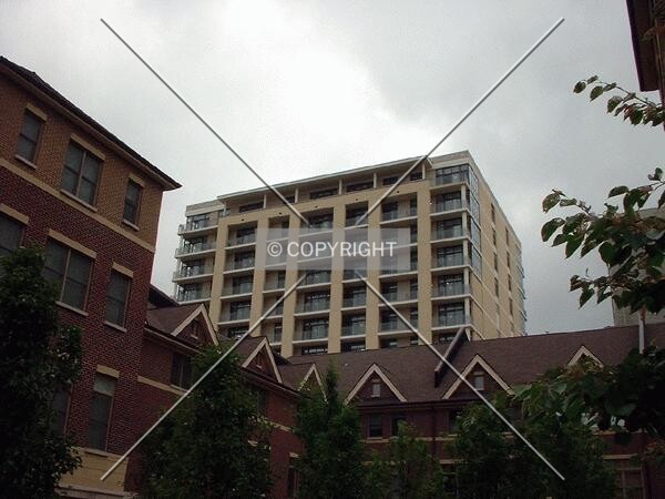 View to the east over Prairie Avenue townhomes