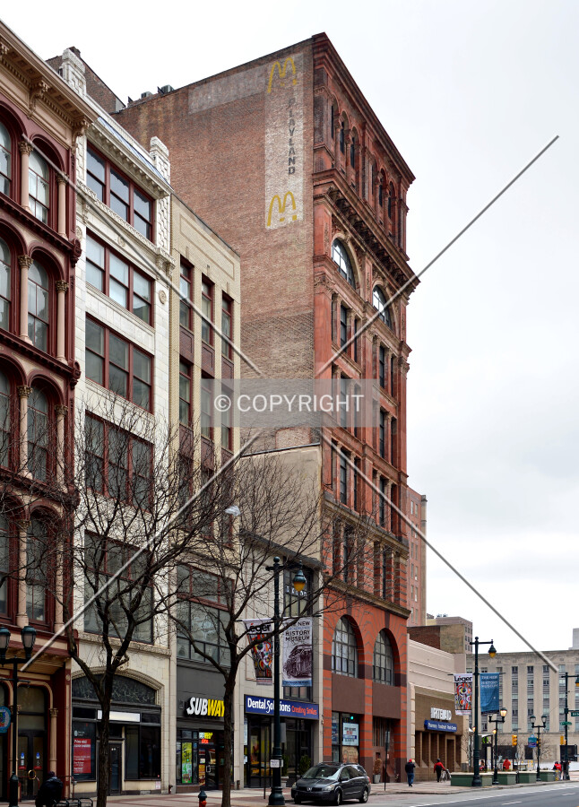 View from the northeast on Market Street