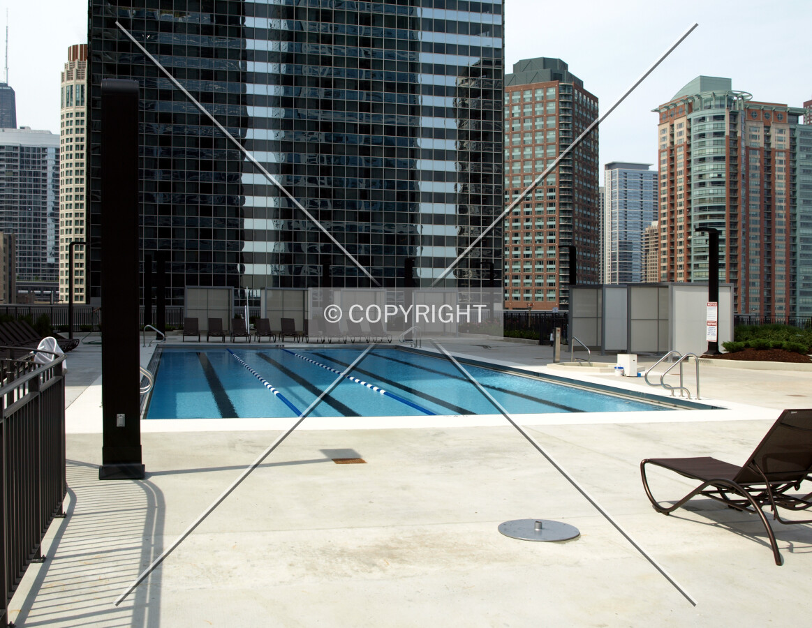 Pool on terrace level