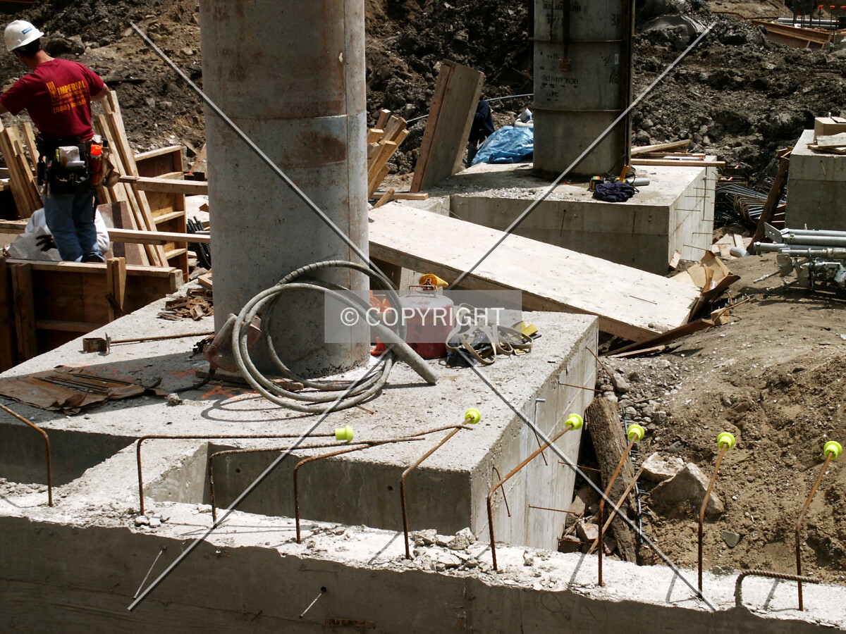 Base of columns