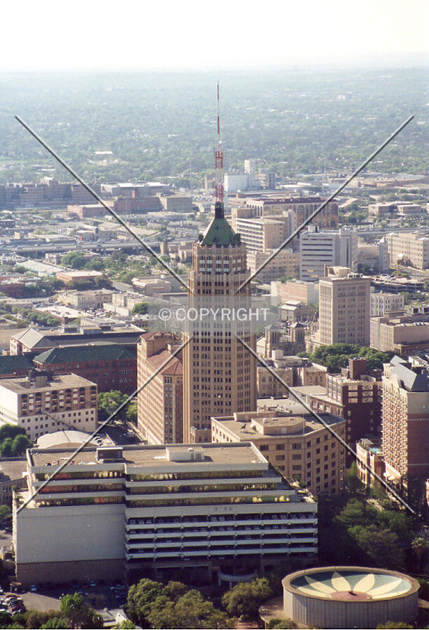 Looking west from the Tower of Americas