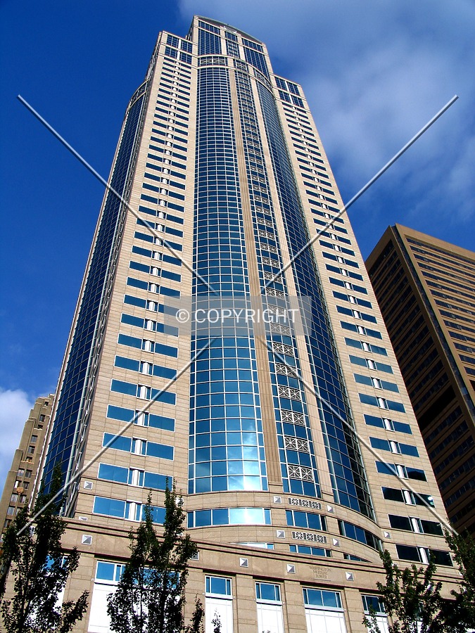 Looking up the west side