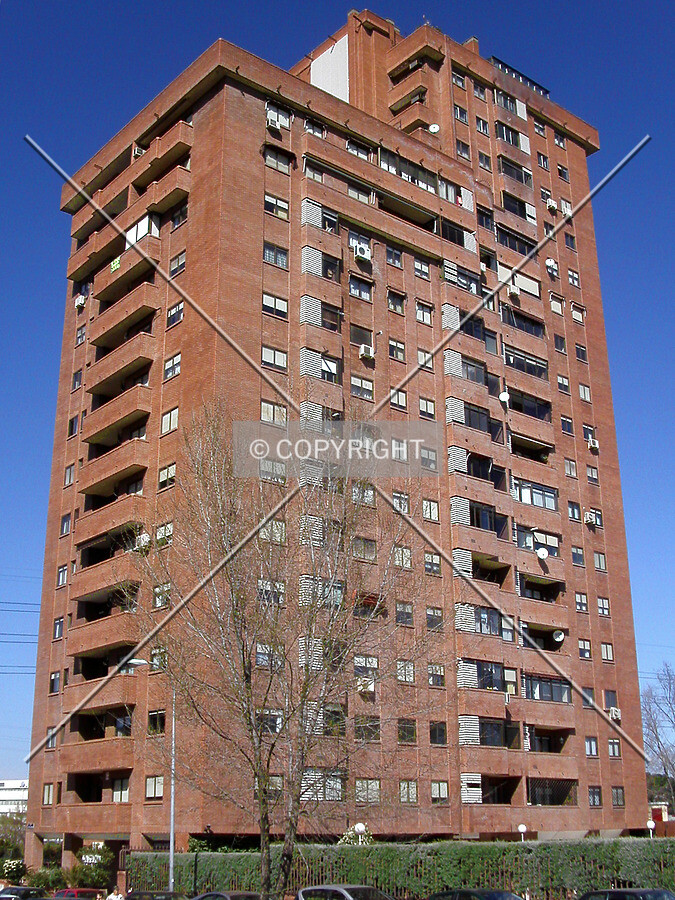 Full building view, from the east side