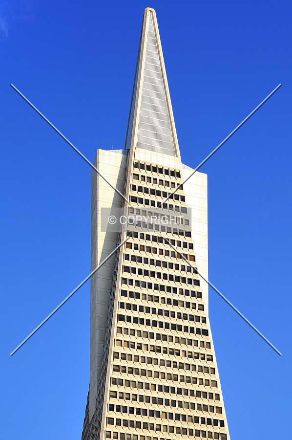 View of the top of the building