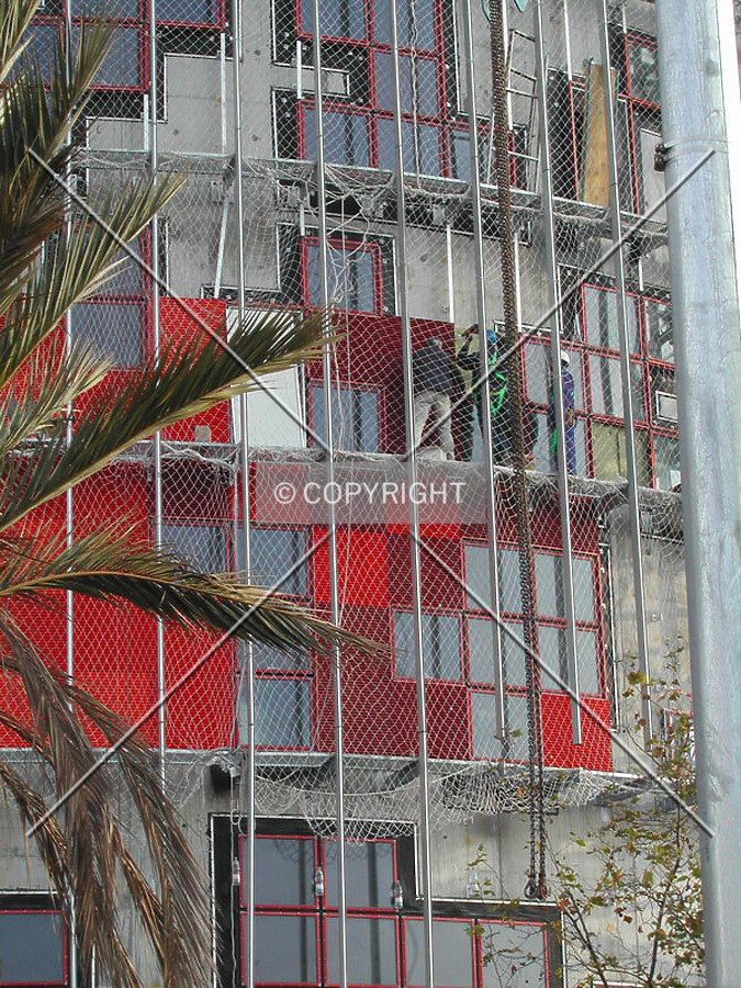 Working on the facade