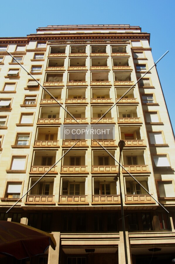 View from across Borges de Medeiros Avenue