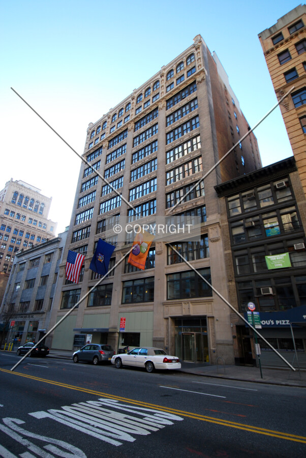 Viewed along East 23rd Street