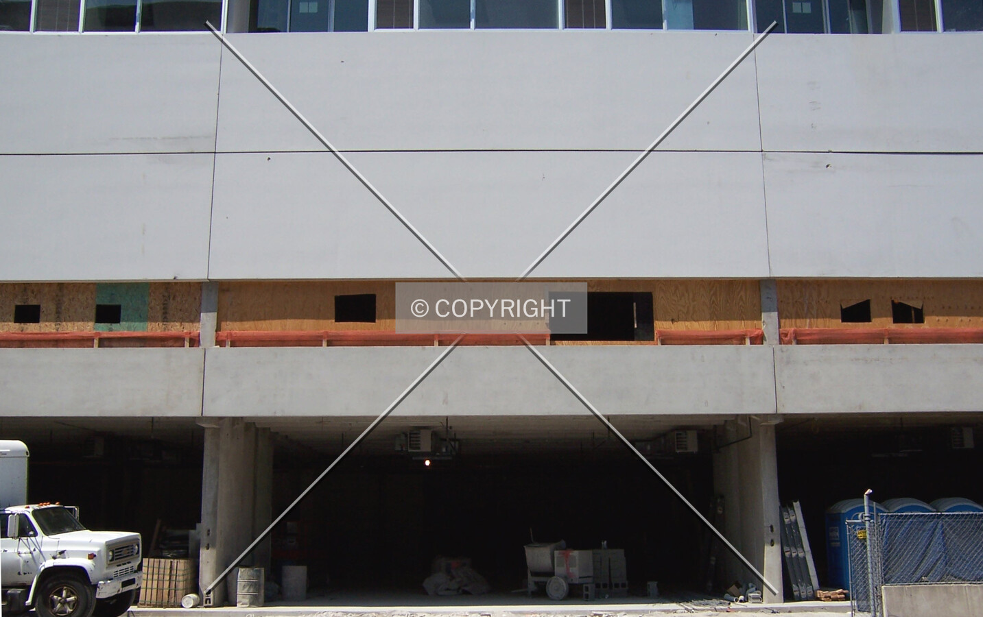 Base along Ontario Street