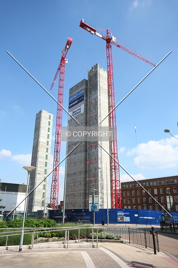 Looking up from The Priory Queensway