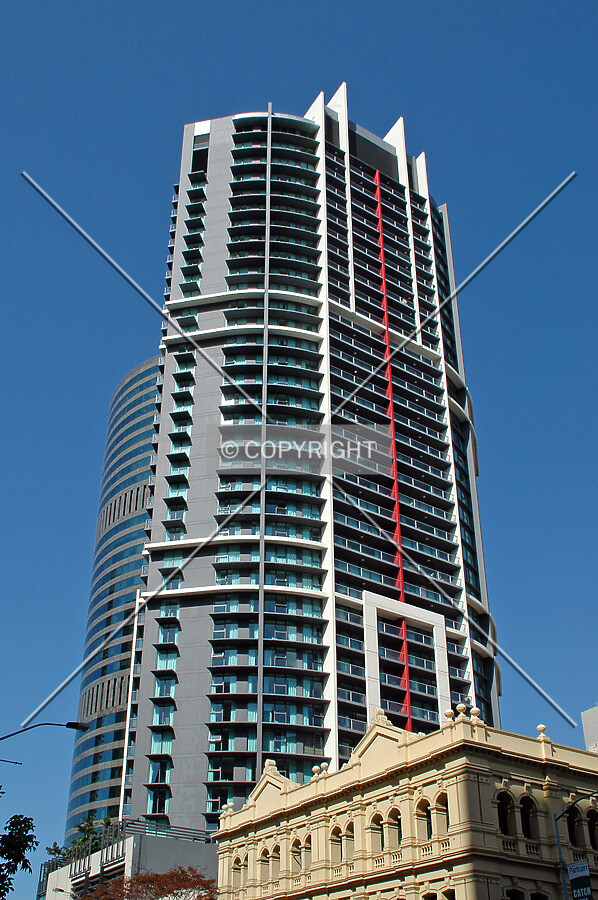 Looking up from Mary Street