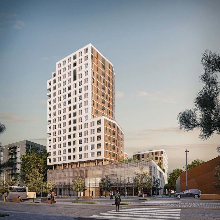 Second rendering of the project.