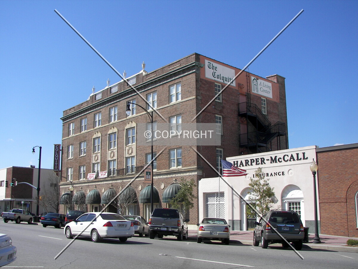 View from the northeast