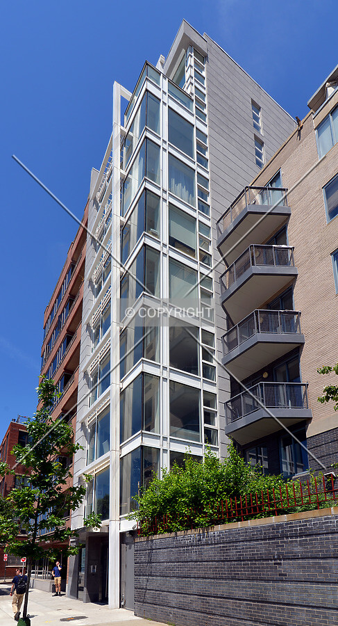 View from the southwest on West Street