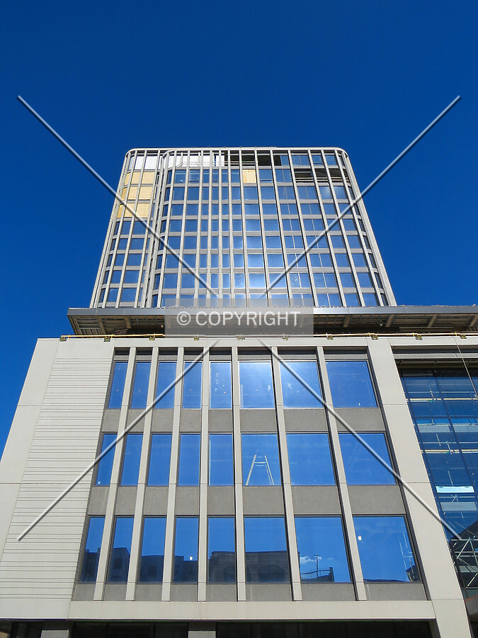 Looking up the west side from Broadway