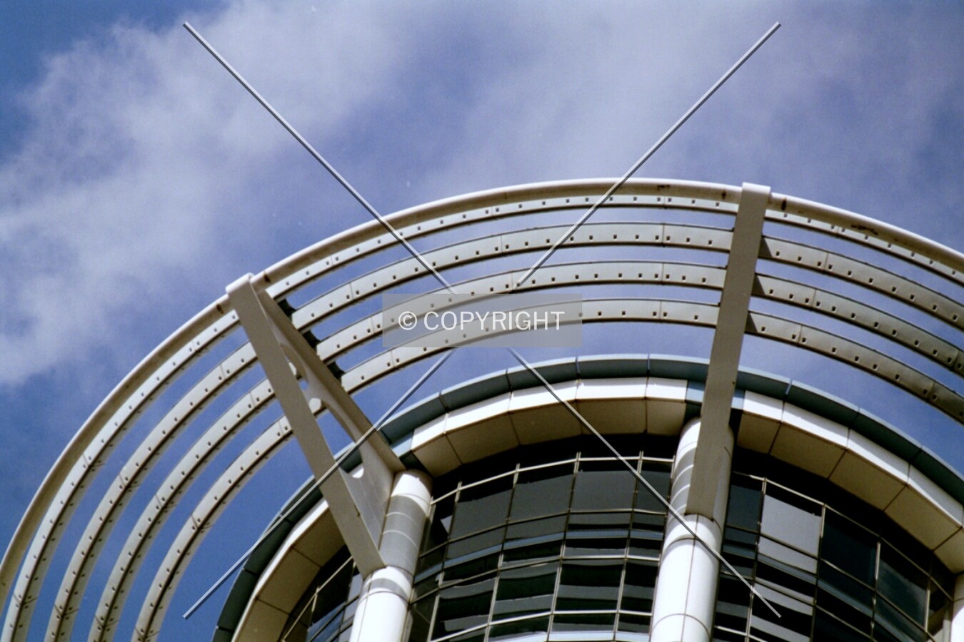 The crown of the tower