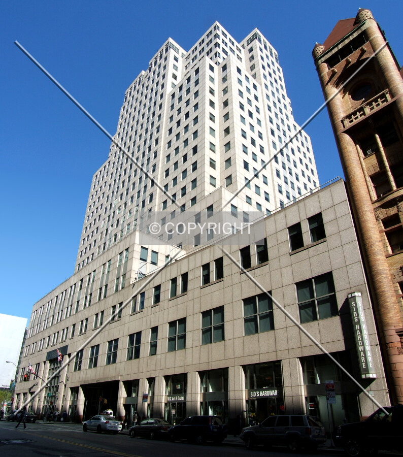 View from the southwest across Jay Street