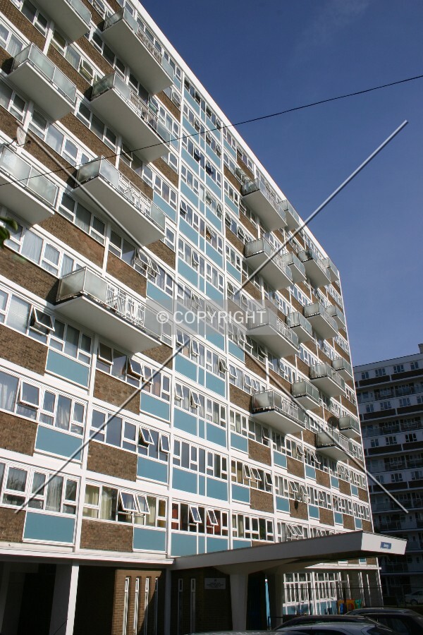 Front façade from the estate