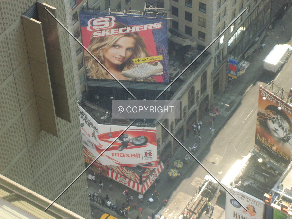 As seen from Marriott Marquis New York
