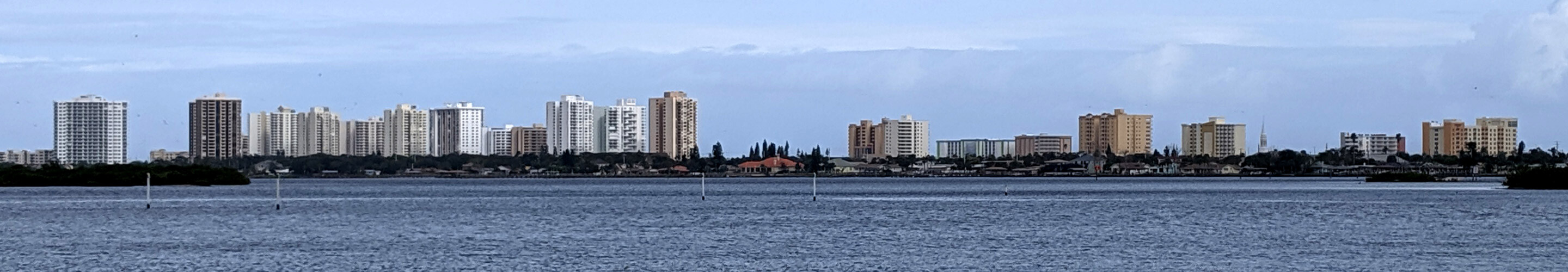Panorama of Daytona Beach Shores