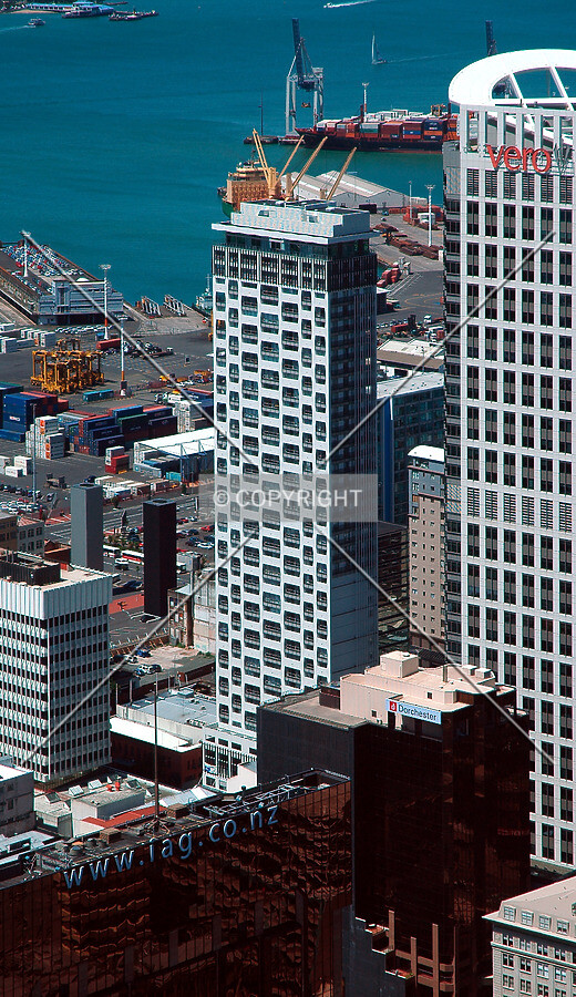 Sitting alongside the Vero Centre from the Sky Tower