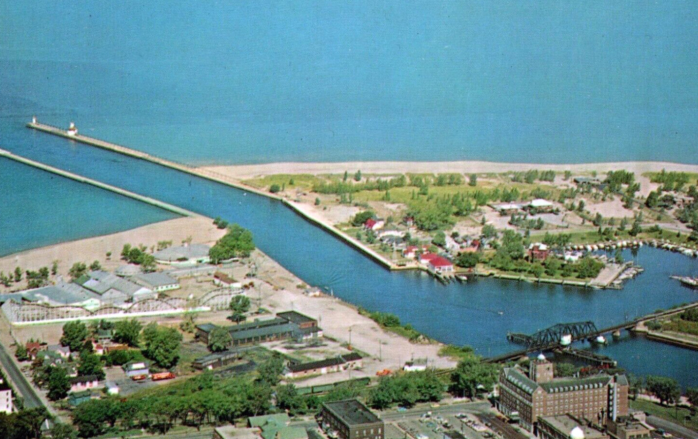 Vintage view from the southeast