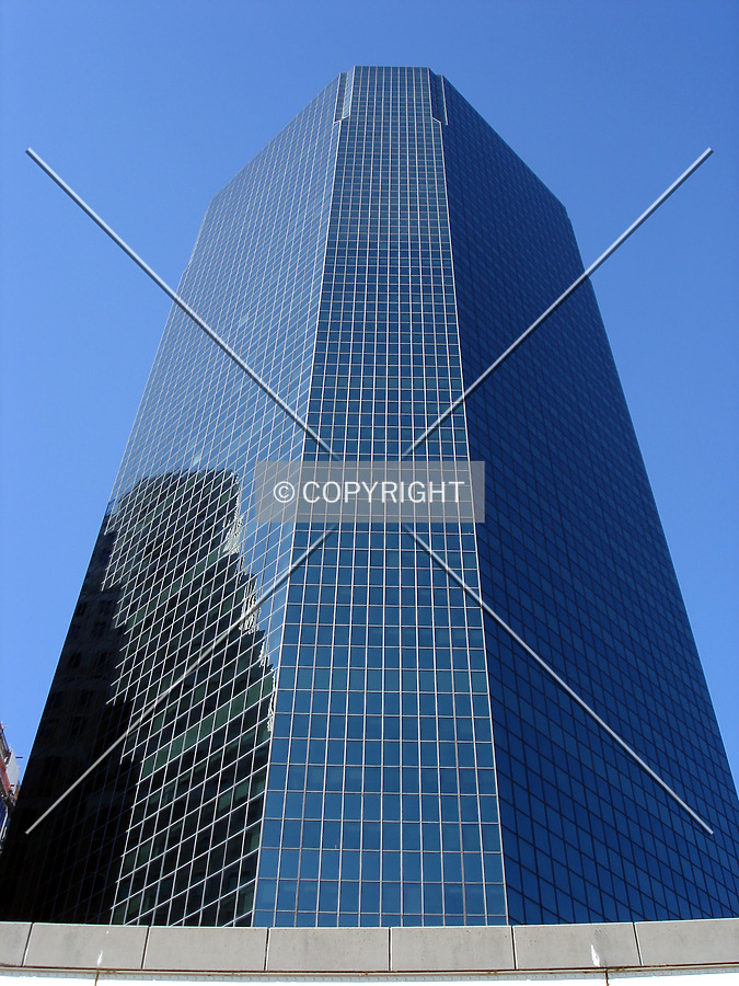 Looking up from the East River waterfront