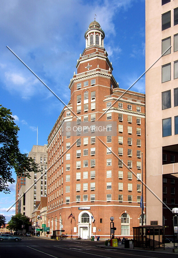 View from the southwest along Church Street