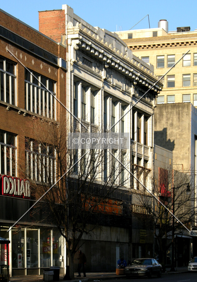From across 2nd Avenue North to the southwest