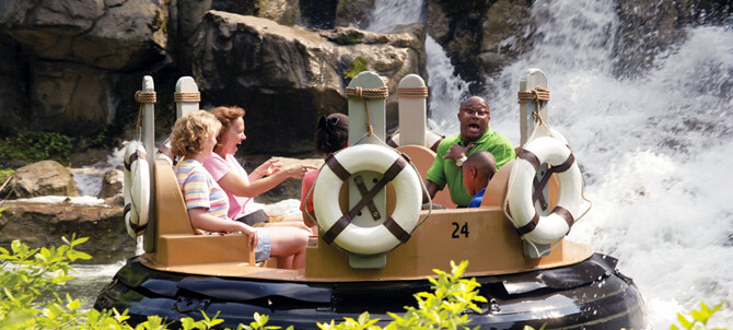 The ride in motion