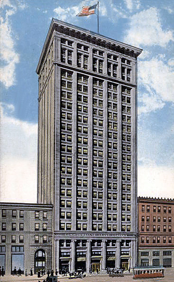 Vintage view from the northeast