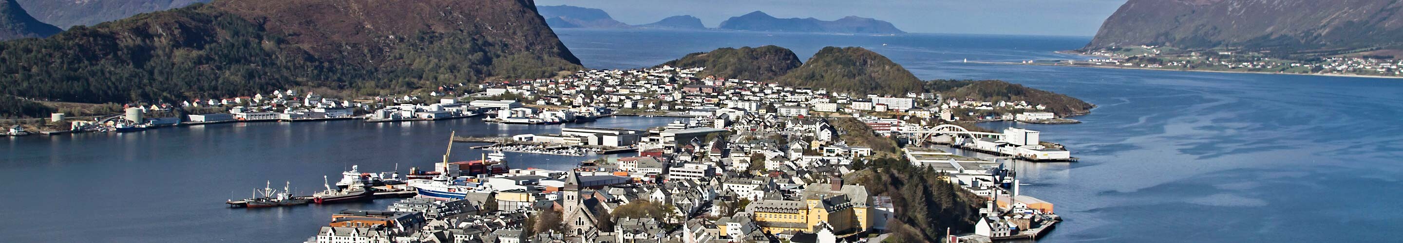 Panorama of Ålesund