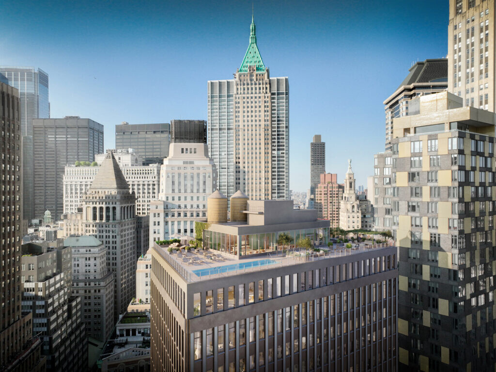 Rendering of proposed renovations