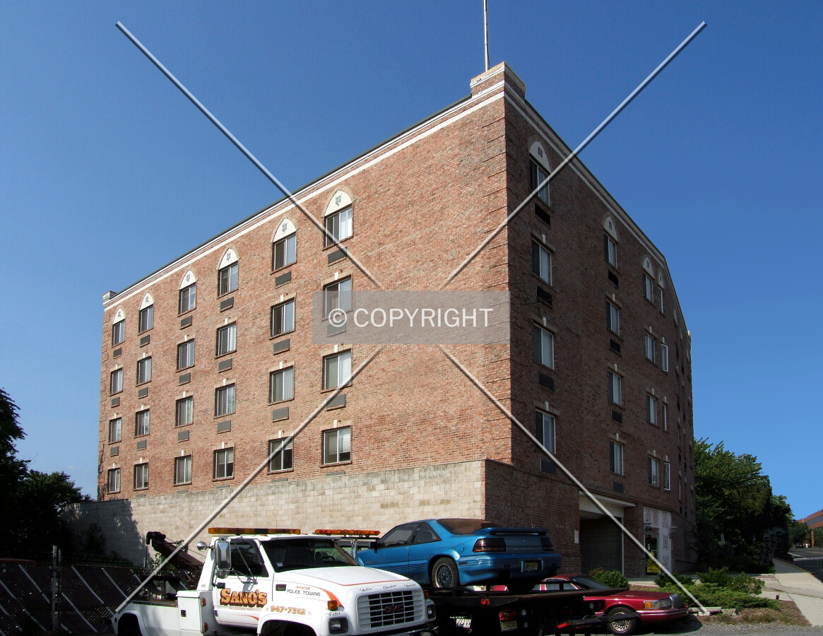 View from the south on Bergen Boulevard